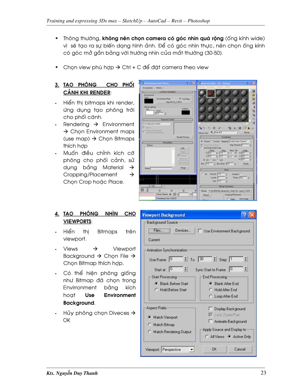 Giáo trình 3DS max 9.0 (Phần 2) trang 7