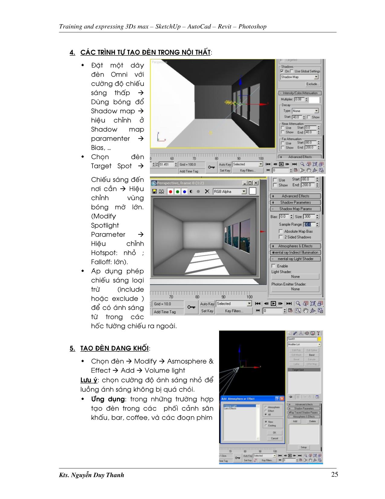 Giáo trình 3DS max 9.0 (Phần 2) trang 9