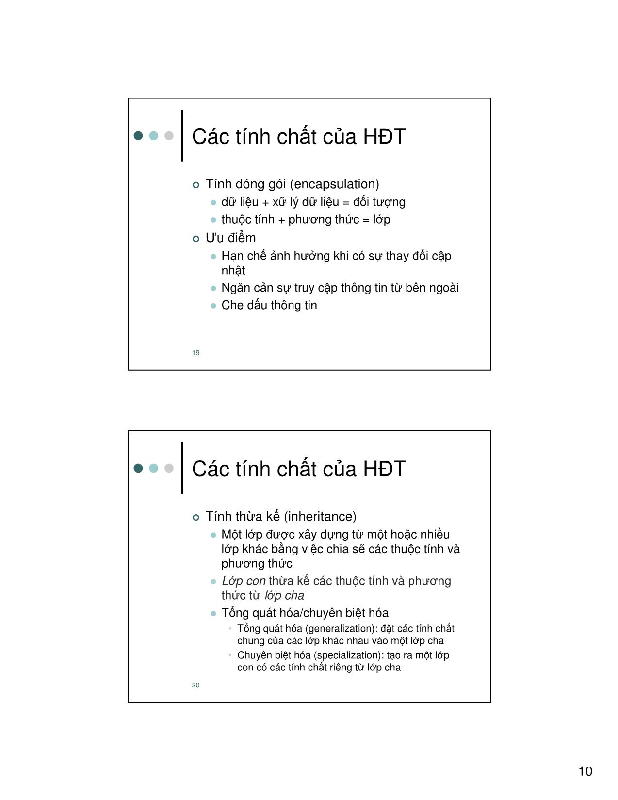 Bài giảng Nhập môn công nghệ phần mềm - Chương 7: Thiết kế hướng đối tượng - Sử dụng UML - Nguyễn Thanh Bình trang 10