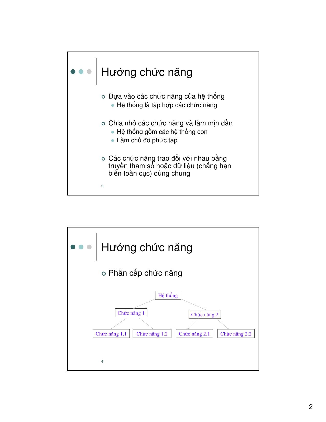 Bài giảng Nhập môn công nghệ phần mềm - Chương 7: Thiết kế hướng đối tượng - Sử dụng UML - Nguyễn Thanh Bình trang 2