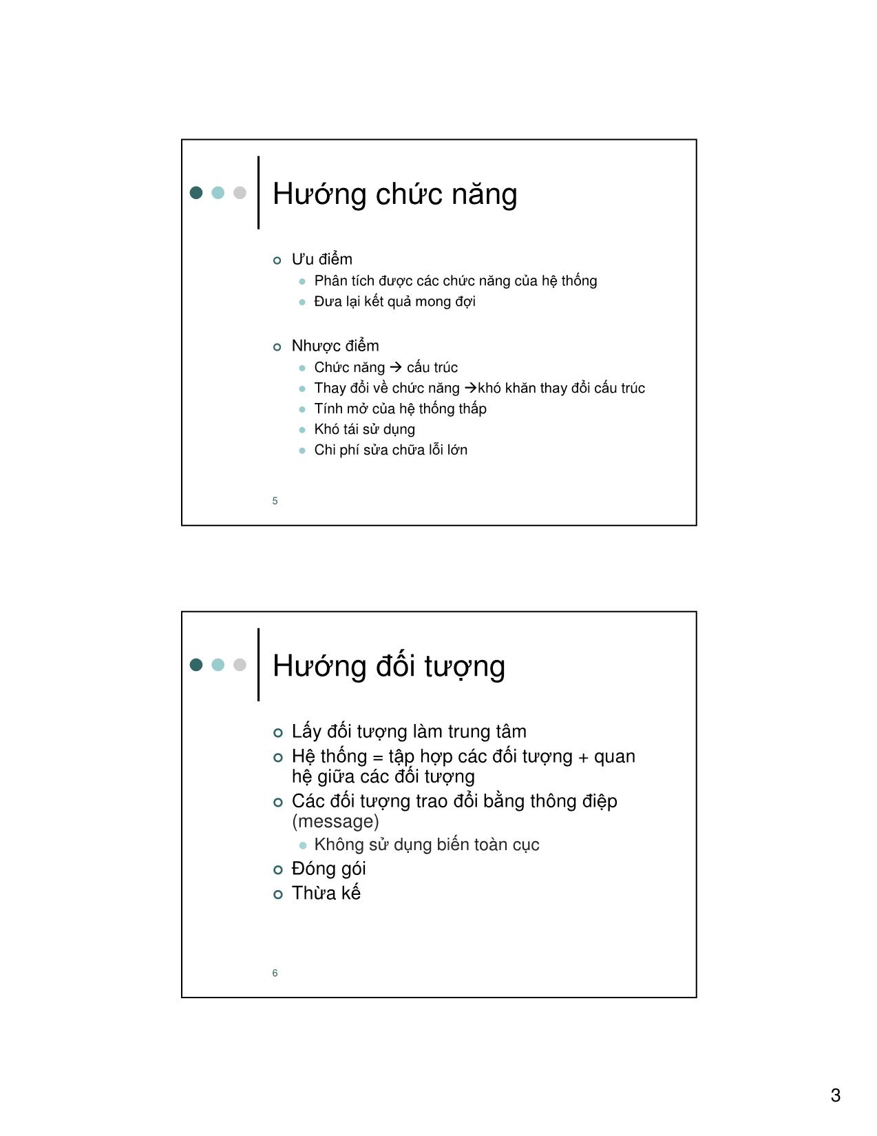 Bài giảng Nhập môn công nghệ phần mềm - Chương 7: Thiết kế hướng đối tượng - Sử dụng UML - Nguyễn Thanh Bình trang 3