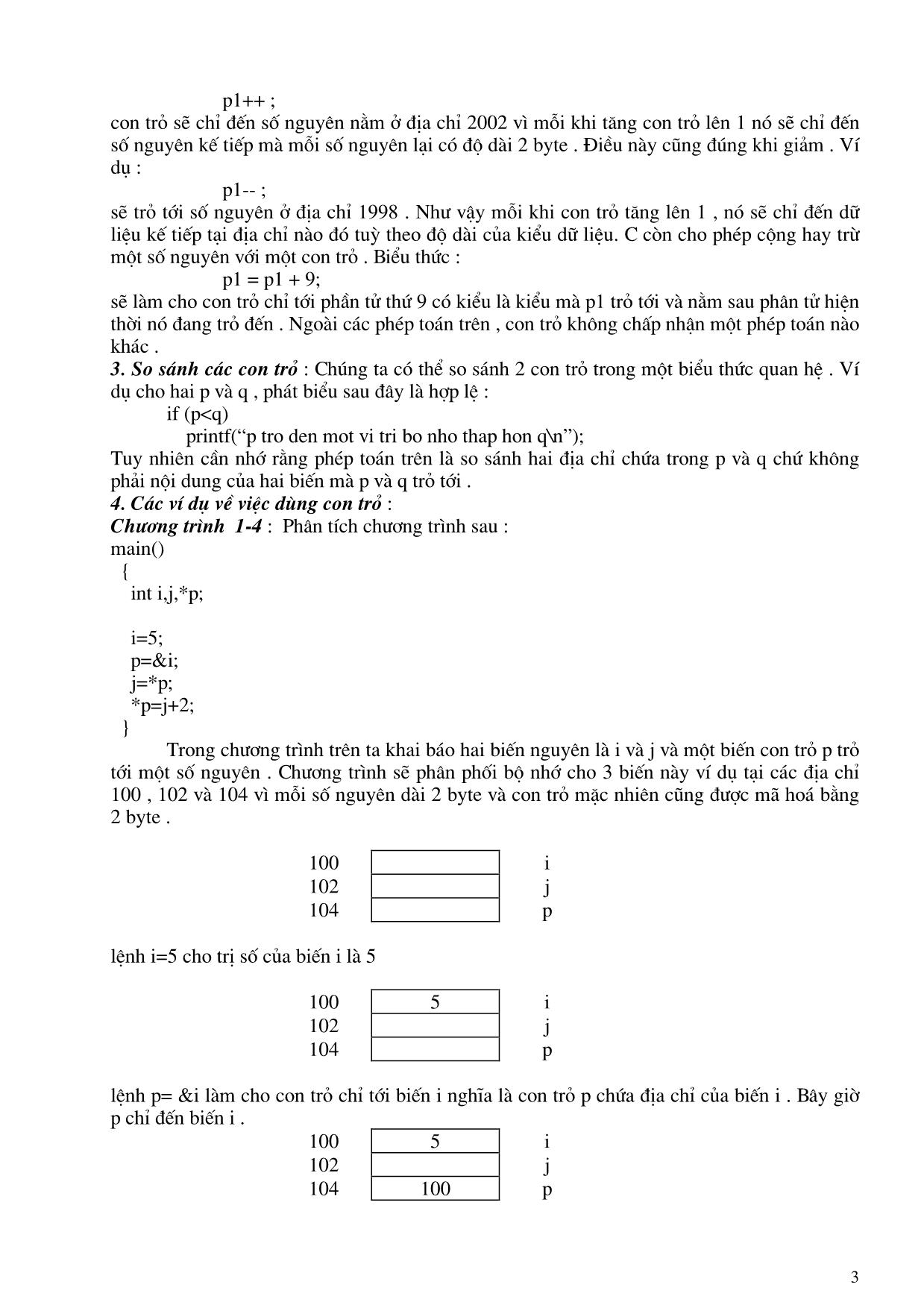 Giáo trình Turbo C nâng cao và C++ (Phần 1) trang 3
