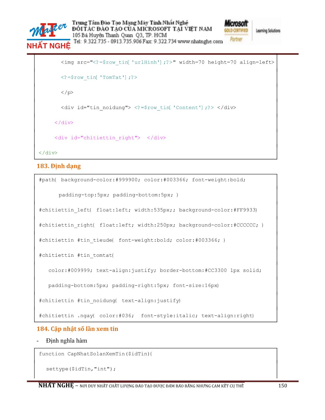 Giáo trình Hướng dẫn thiết kế Web PHP và MySQL (Phần 2) trang 2