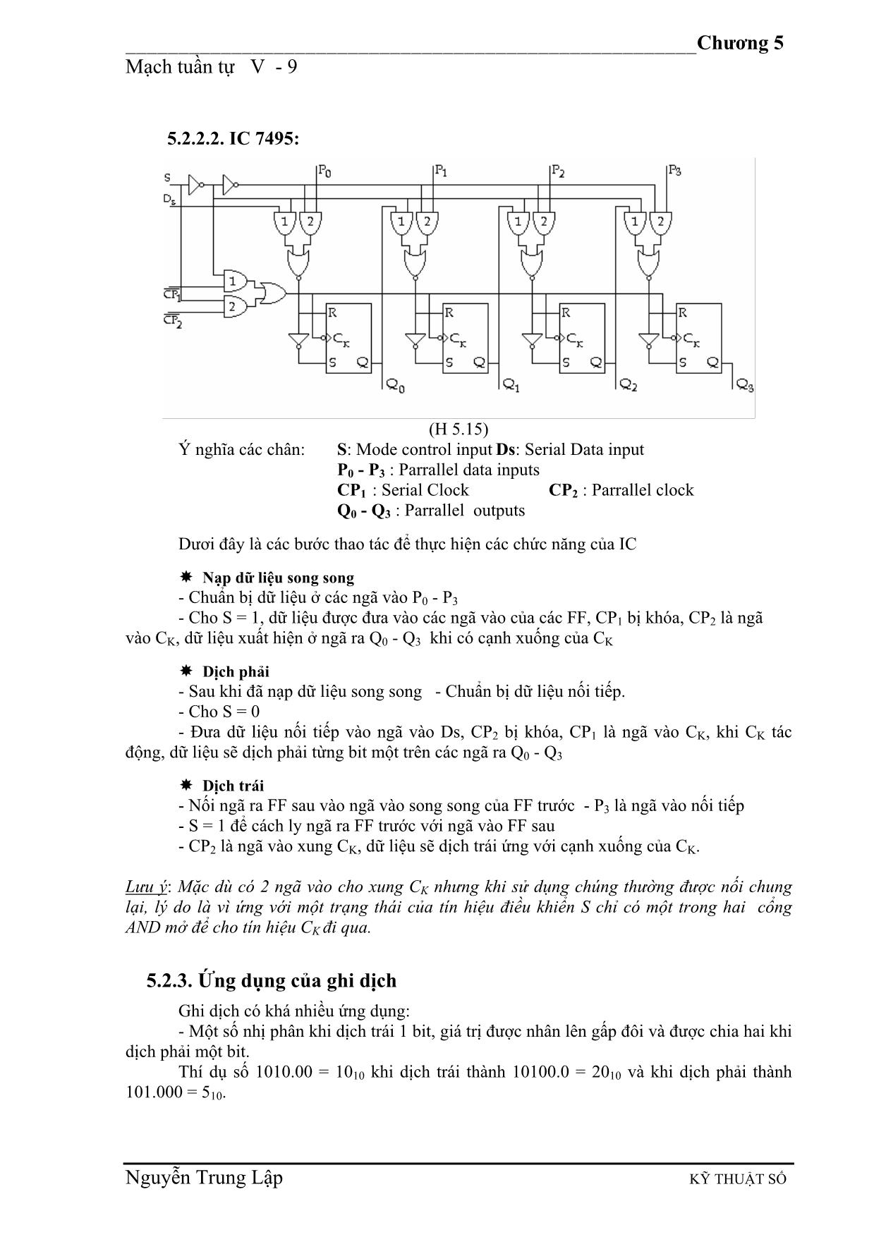 Giáo trình Kỹ thuật số (Phần 2) trang 10