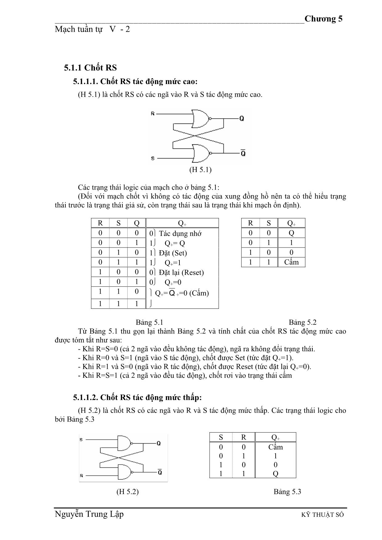 Giáo trình Kỹ thuật số (Phần 2) trang 3