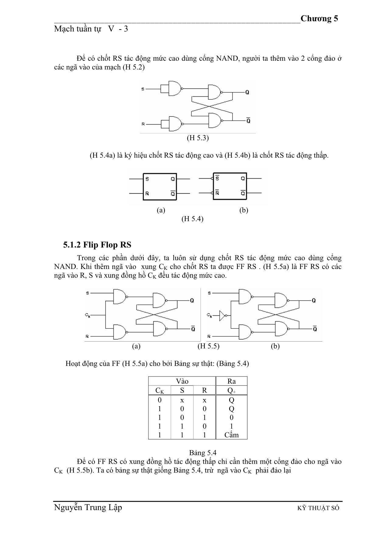 Giáo trình Kỹ thuật số (Phần 2) trang 4