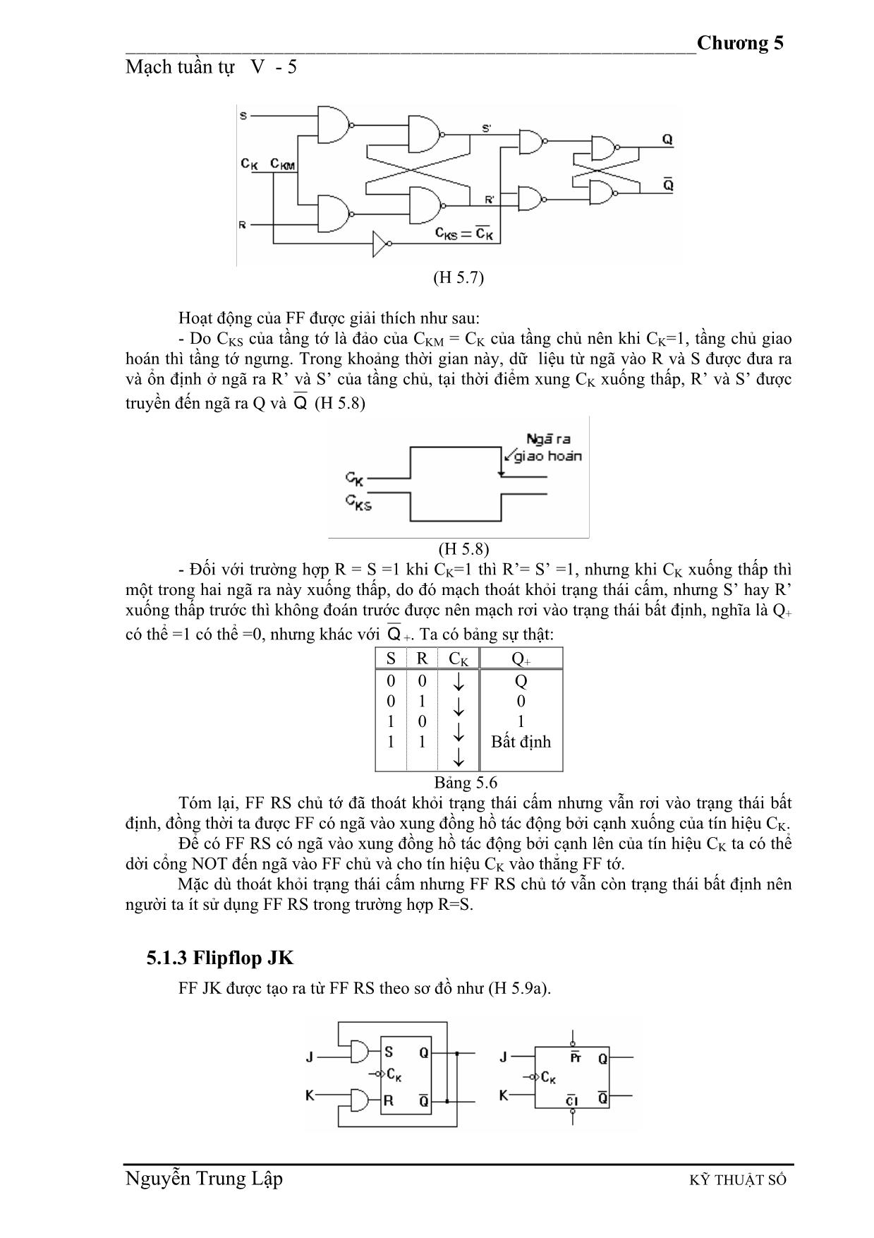 Giáo trình Kỹ thuật số (Phần 2) trang 6