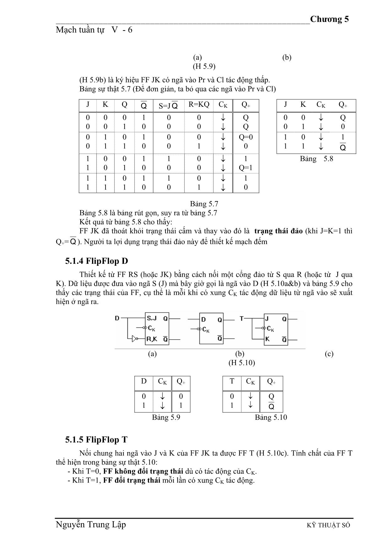 Giáo trình Kỹ thuật số (Phần 2) trang 7