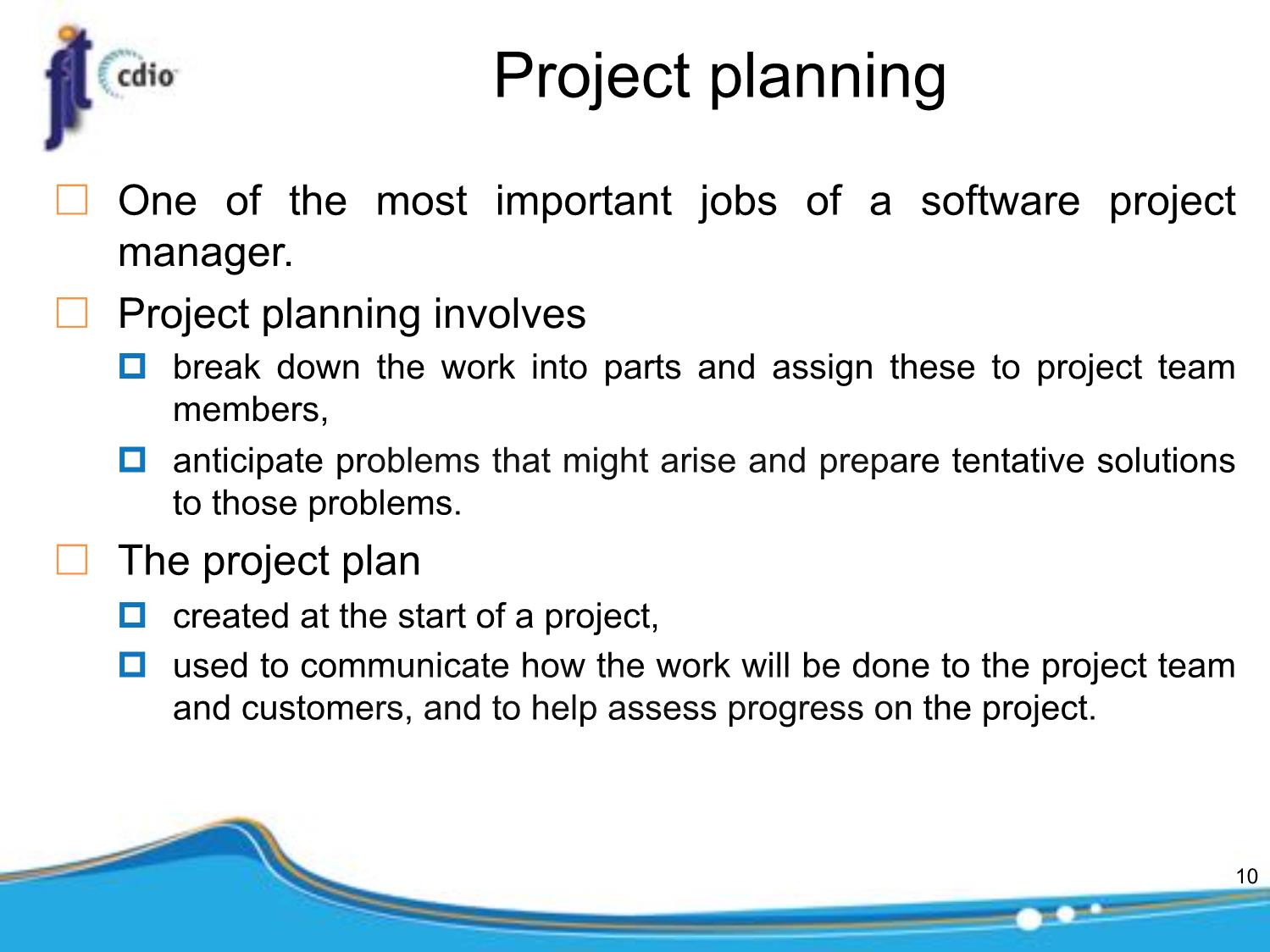 Bài giảng Introduction to Software Engineering - Week 3: Project management - Nguyễn Thị Minh Tuyền trang 10