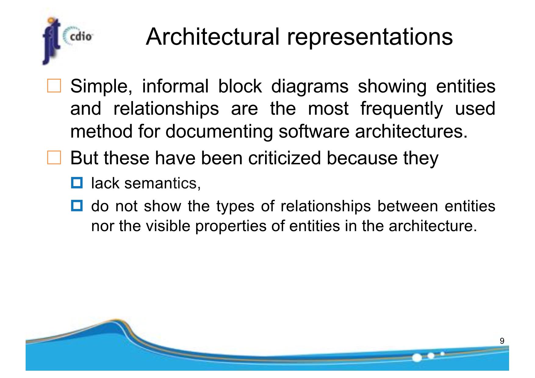 Bài giảng Introduction to Software Engineering - Week 6: Architectural Design - Nguyễn Thị Minh Tuyền trang 9