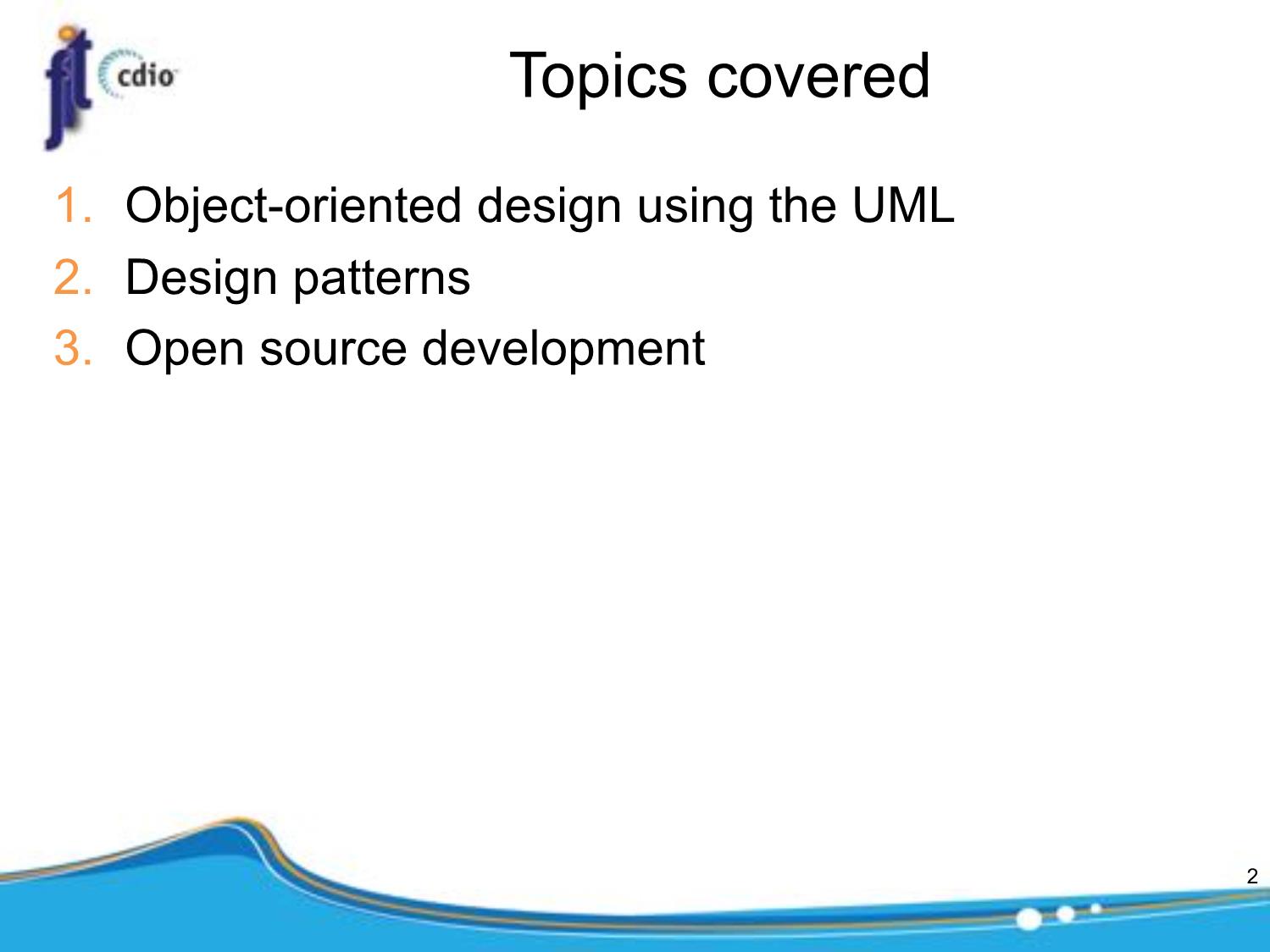 Bài giảng Introduction to Software Engineering - Week 7: Object-Oriented design - Nguyễn Thị Minh Tuyền trang 2