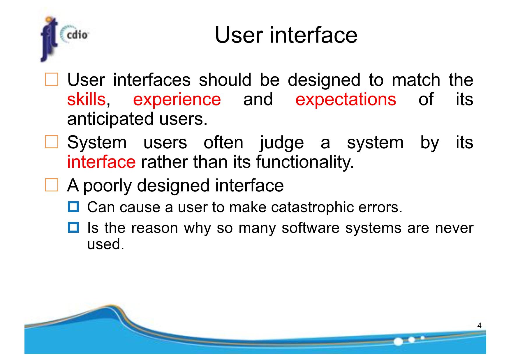 Bài giảng Introduction to Software Engineering - Week 8: UI Design - Nguyễn Thị Minh Tuyền trang 4