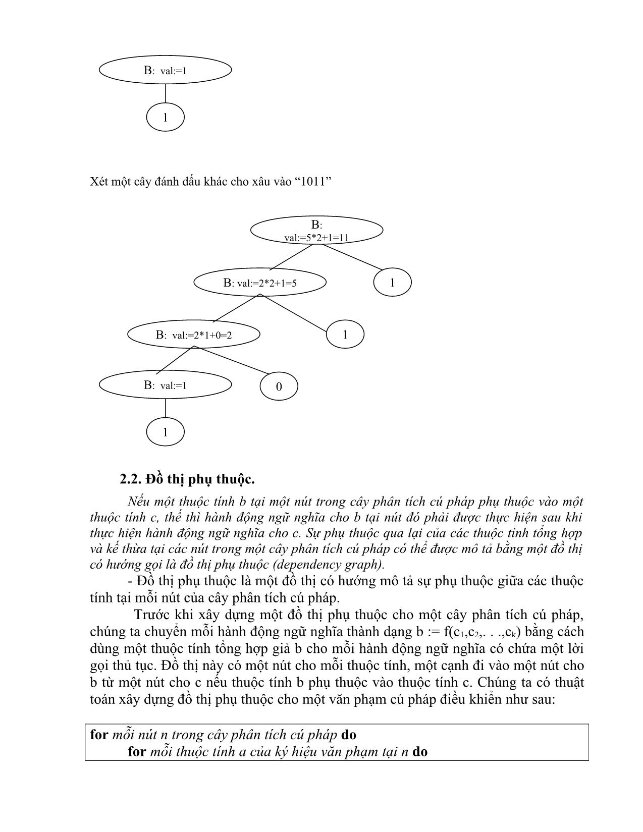 Giáo trình môn Chương trình dịch (Phần 2) trang 5