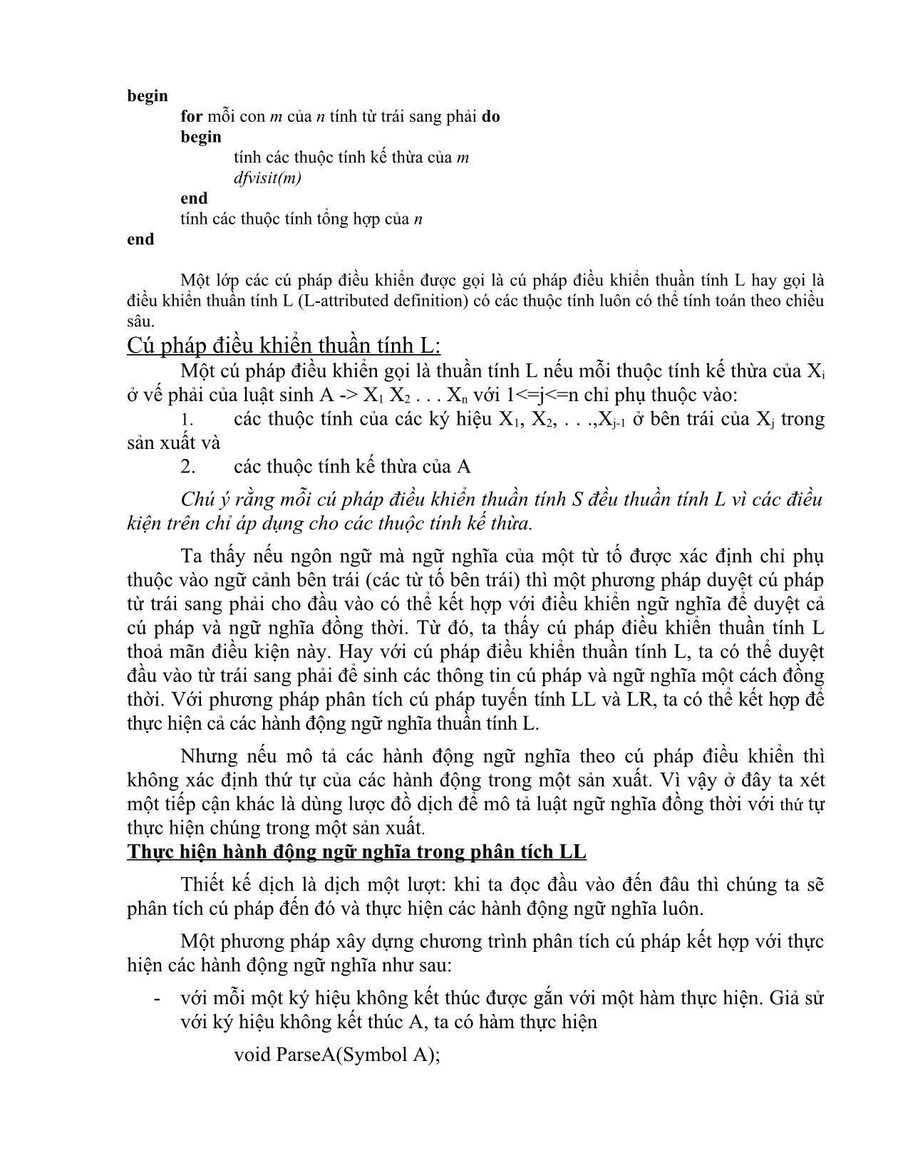 Giáo trình môn Chương trình dịch (Phần 2) trang 9