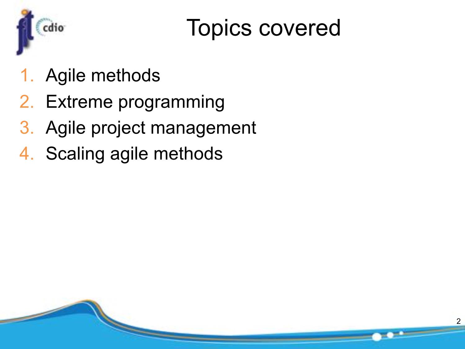 Bài giảng Introduction to Software Engineering - Week 10: Agile software development - Nguyễn Thị Minh Tuyền trang 2