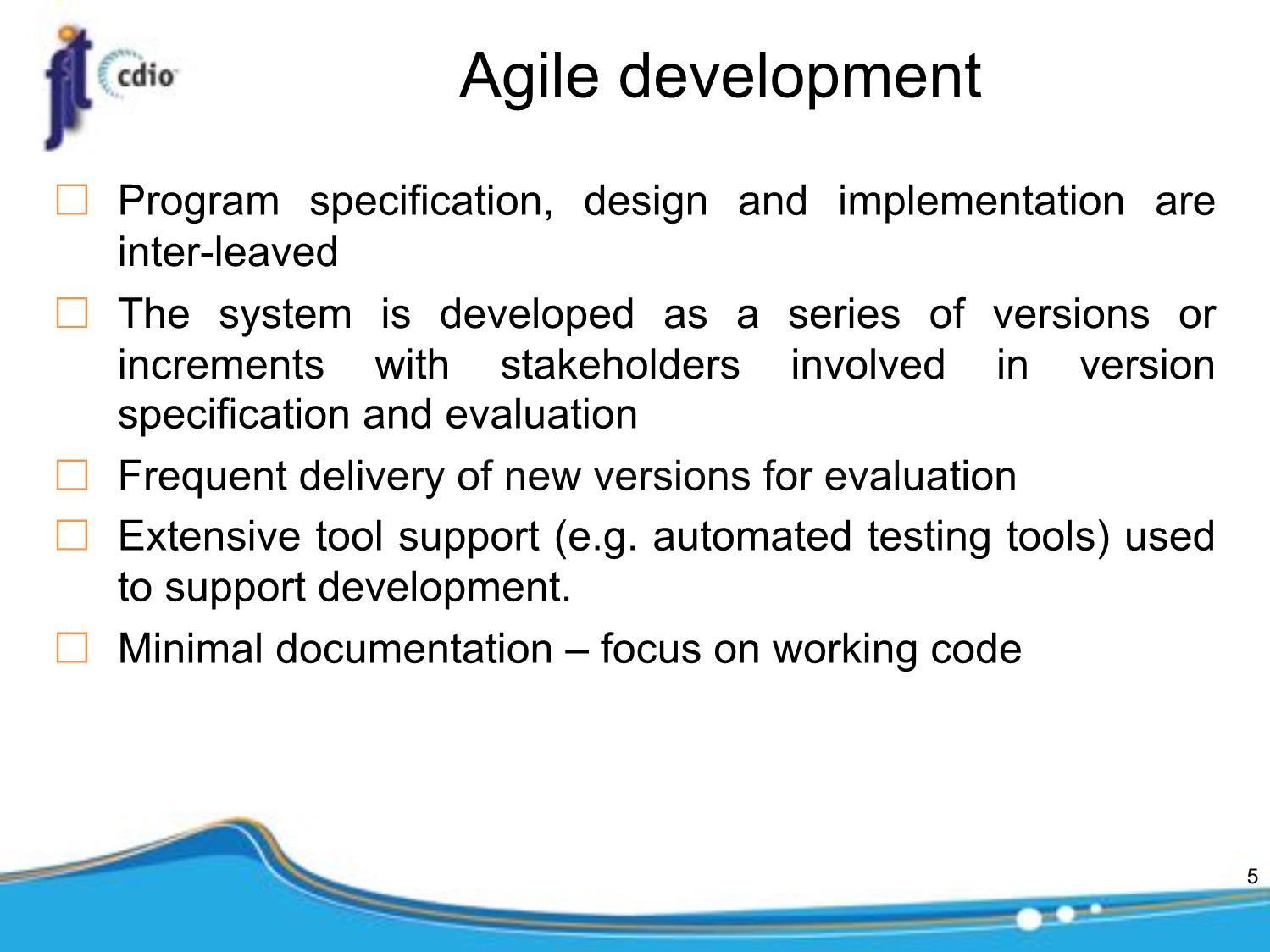 Bài giảng Introduction to Software Engineering - Week 10: Agile software development - Nguyễn Thị Minh Tuyền trang 5