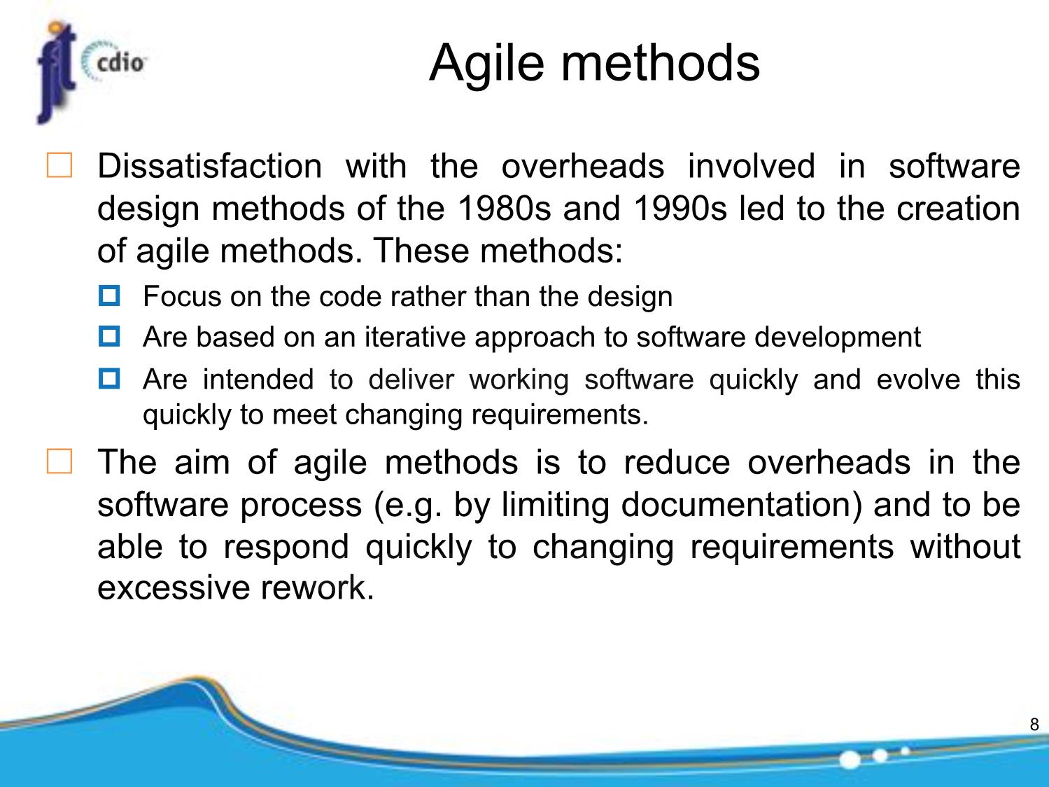 Bài giảng Introduction to Software Engineering - Week 10: Agile software development - Nguyễn Thị Minh Tuyền trang 8