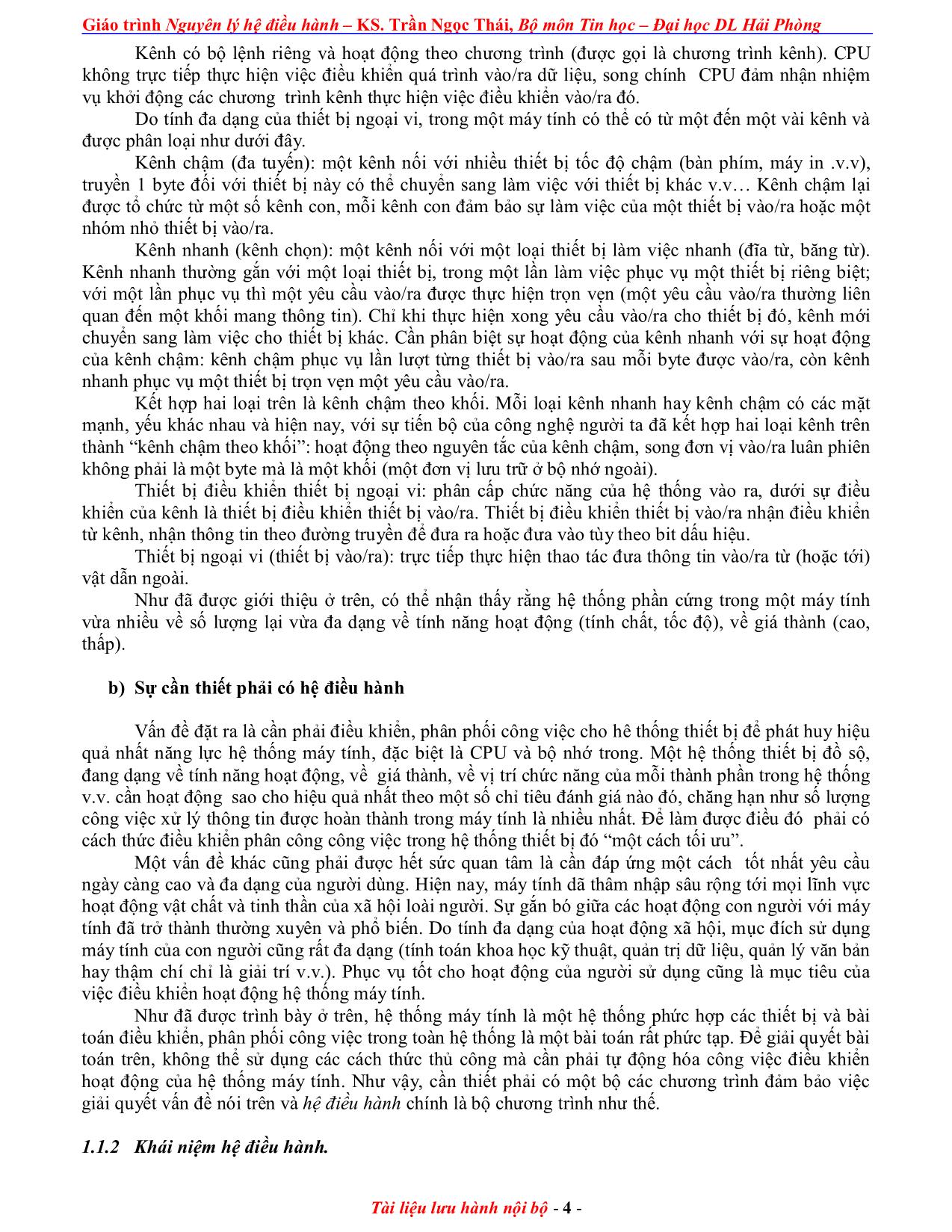 Giáo trình Nguyên lý điều hành (Phần 1) trang 4