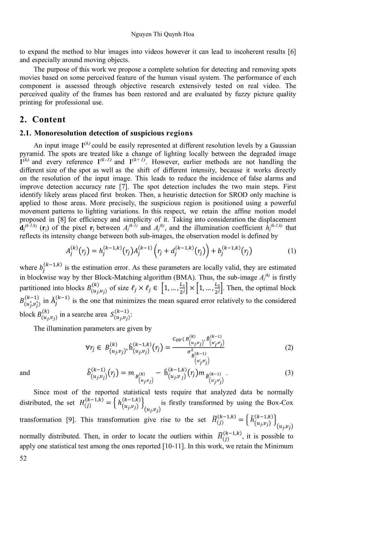 Blotches detection trang 2