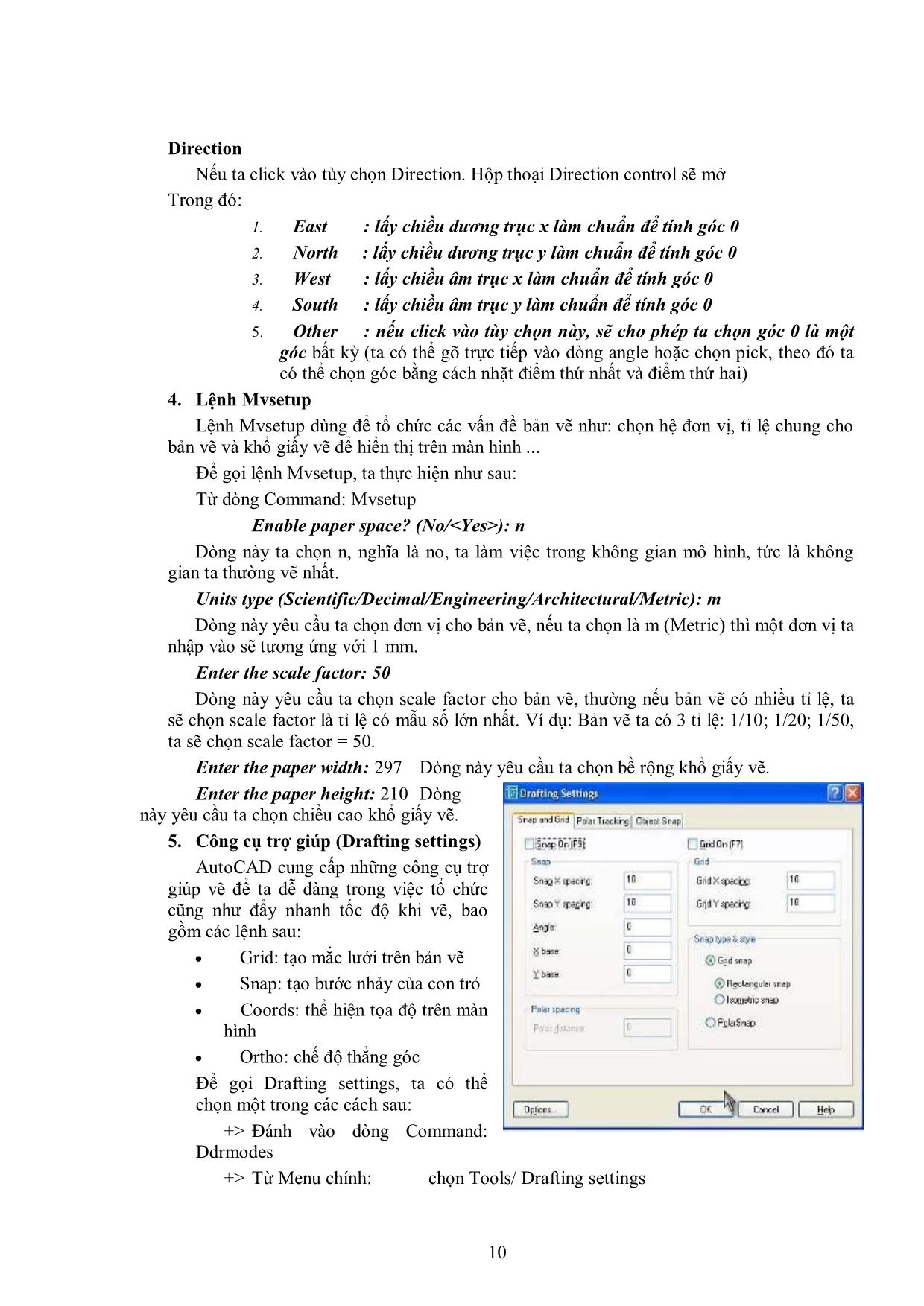 Giáo trình AutoCAD 2005 trang 10