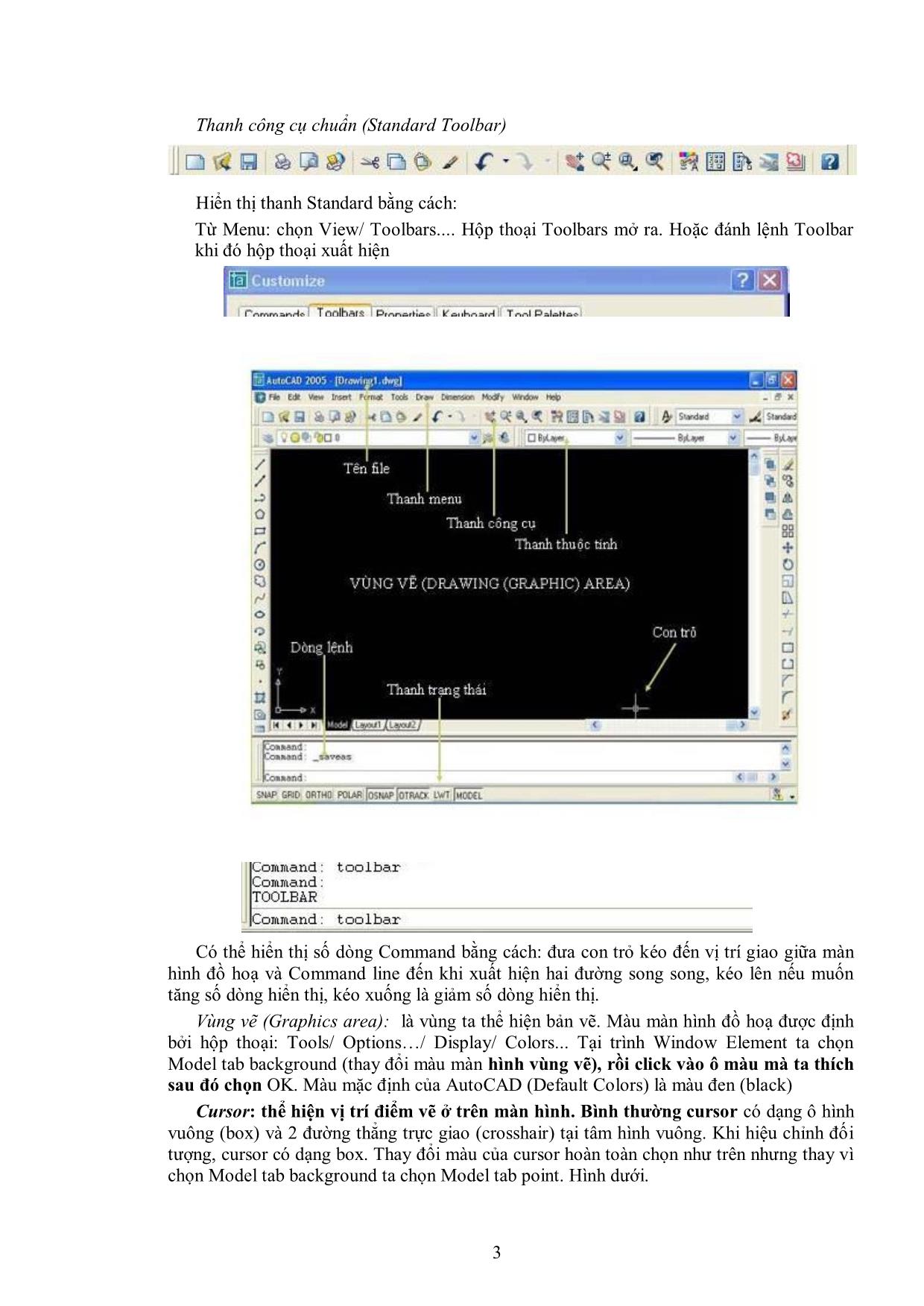 Giáo trình AutoCAD 2005 trang 3