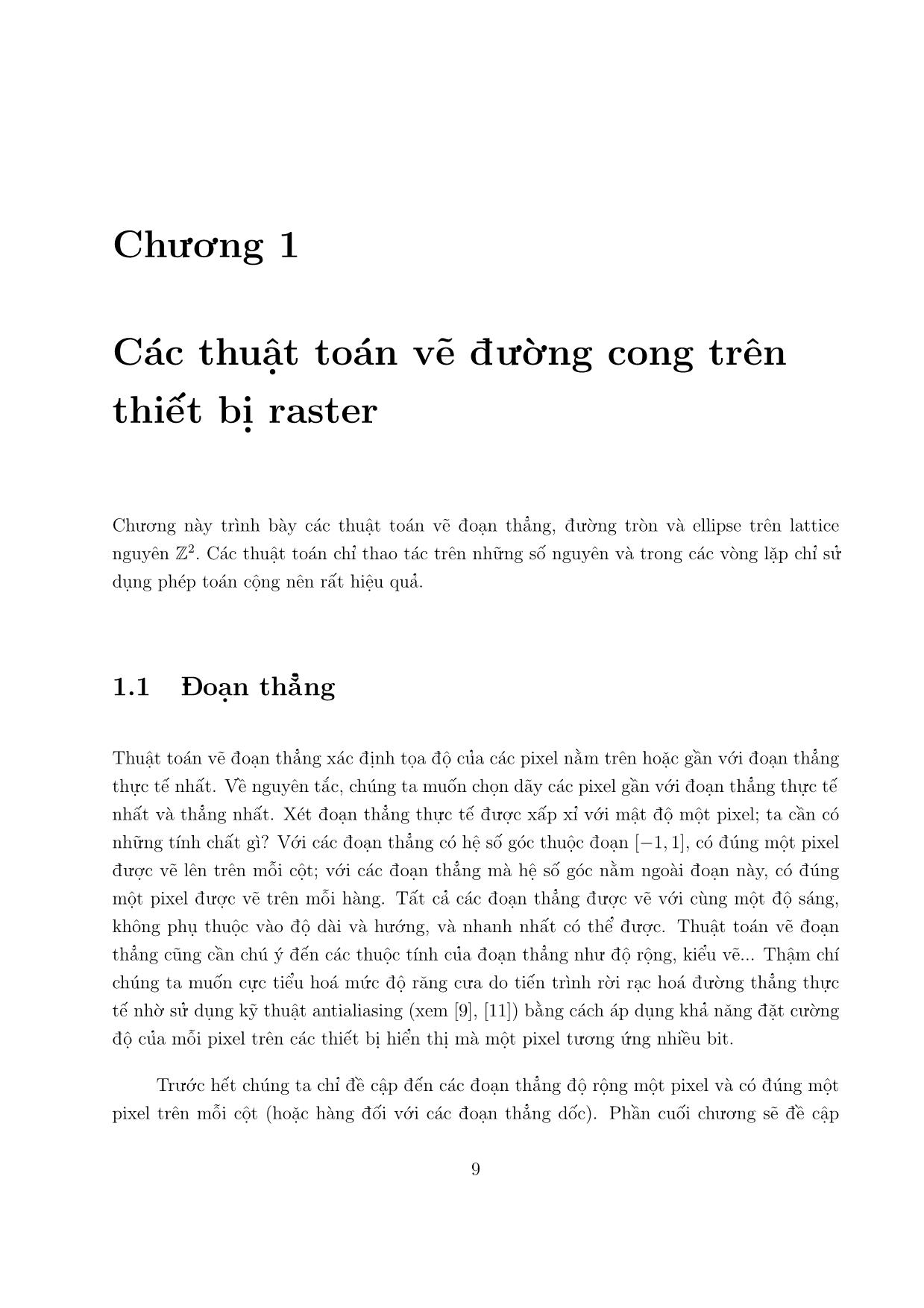 Giáo trình Đồ họa máy tính I (Phần 1) trang 9