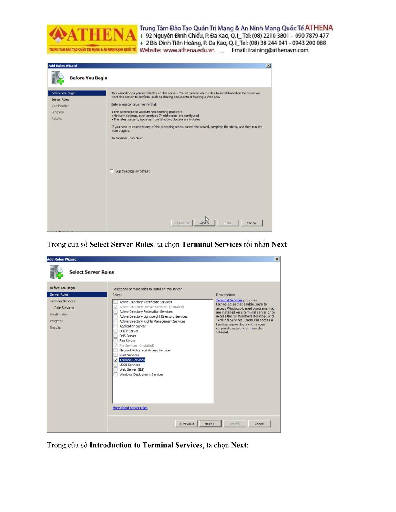Tài liệu Hướng dẫn thực hành quản trị mạng - Remote desktop trang 10