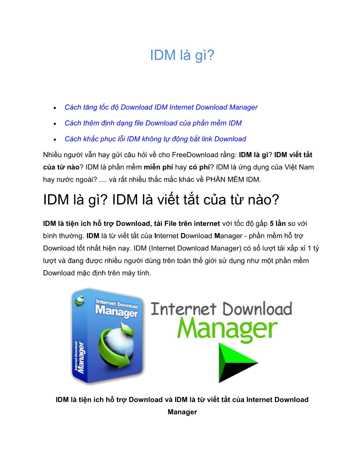 Tài liệu IDM là gì? trang 1