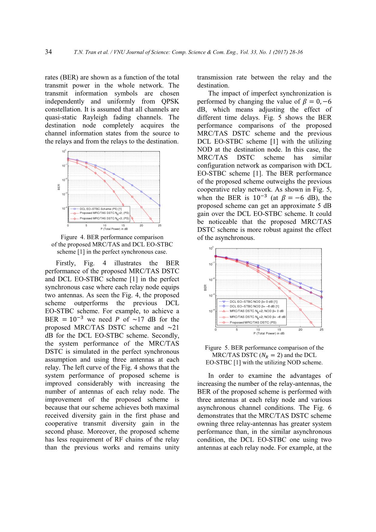 Improving performance of the asynchronous cooperative relay network with maximum ratio combining and transmit antenna selection technique trang 7