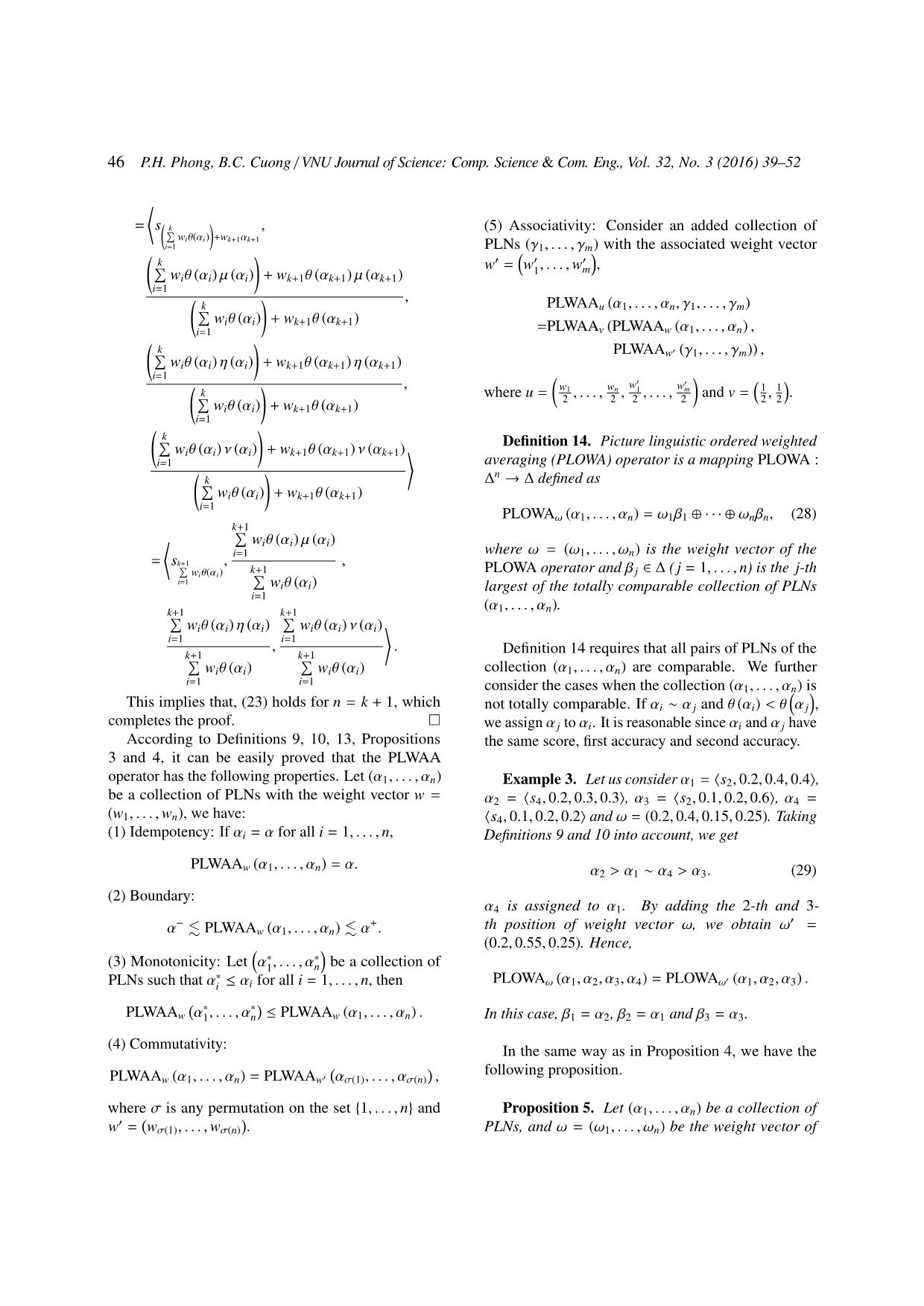 Multi - Criteria group decision making with picture linguistic numbers trang 8