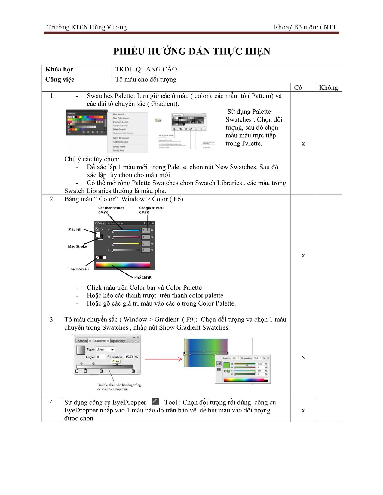 Hướng dẫn chi tiết các bài tập thực hành Adobe Ilusstrater trang 8