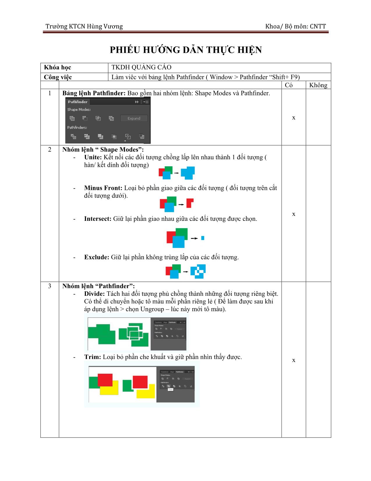 Hướng dẫn chi tiết các bài tập thực hành Adobe Ilusstrater trang 9