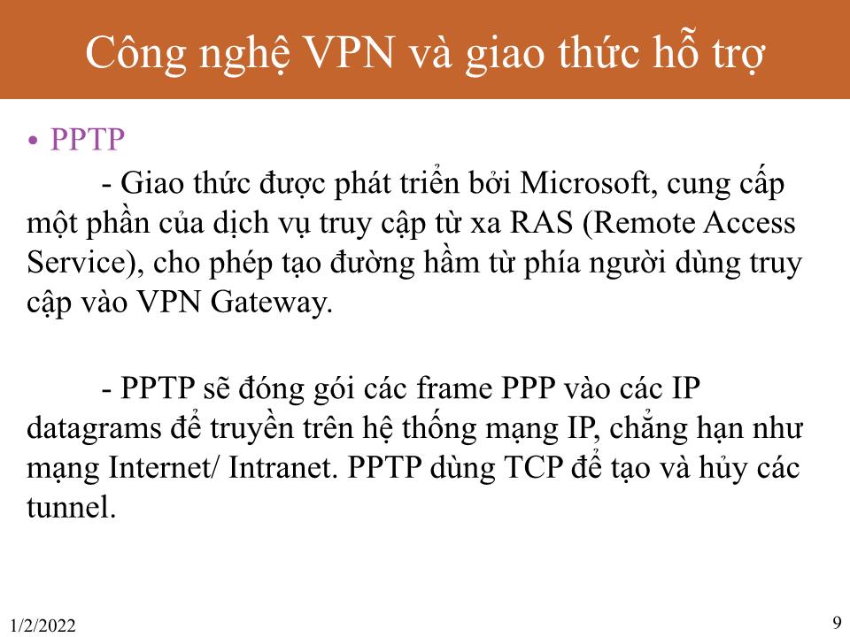 Đồ án Ứng dụng OPENVPN trong bảo mật hệ thống mạng cho doanh nghiệp - Lê Long Bảo trang 9