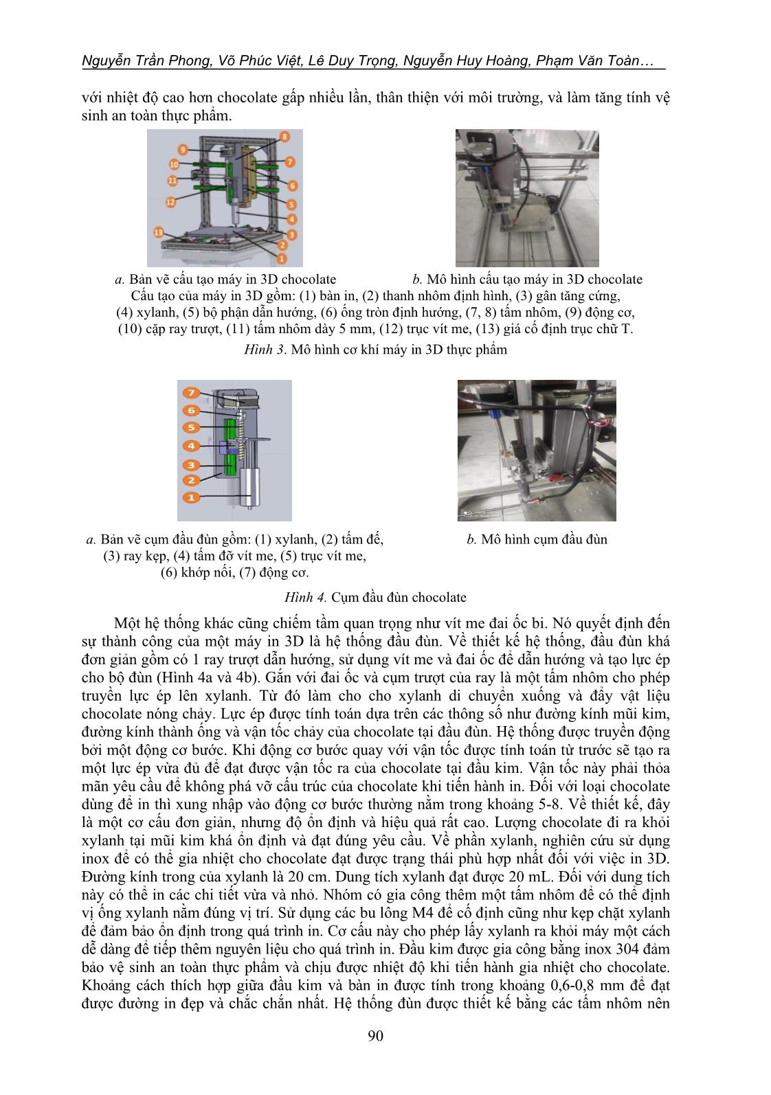 Nghiên cứu, thiết kế và chế tạo máy in 3D Chocolate trang 5