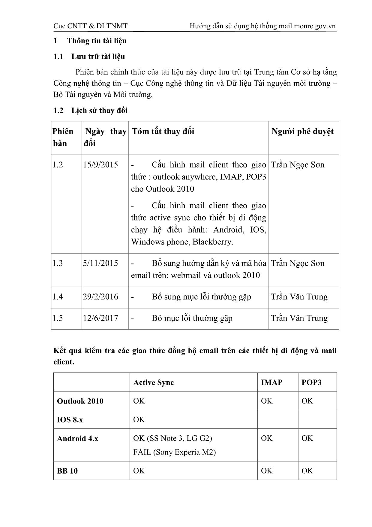 Tài liệu Hướng dẫn sử dụng thư điện tử tài nguyên và môi trường trang 3