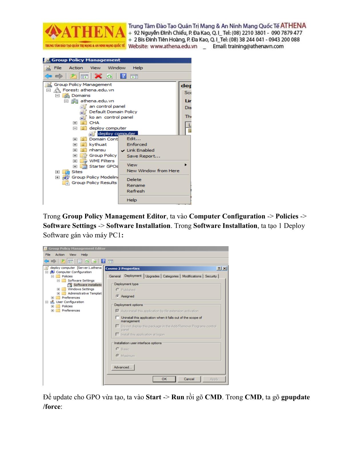 Tài liệu DeploySoftware - FolderRedirectionScript trang 10