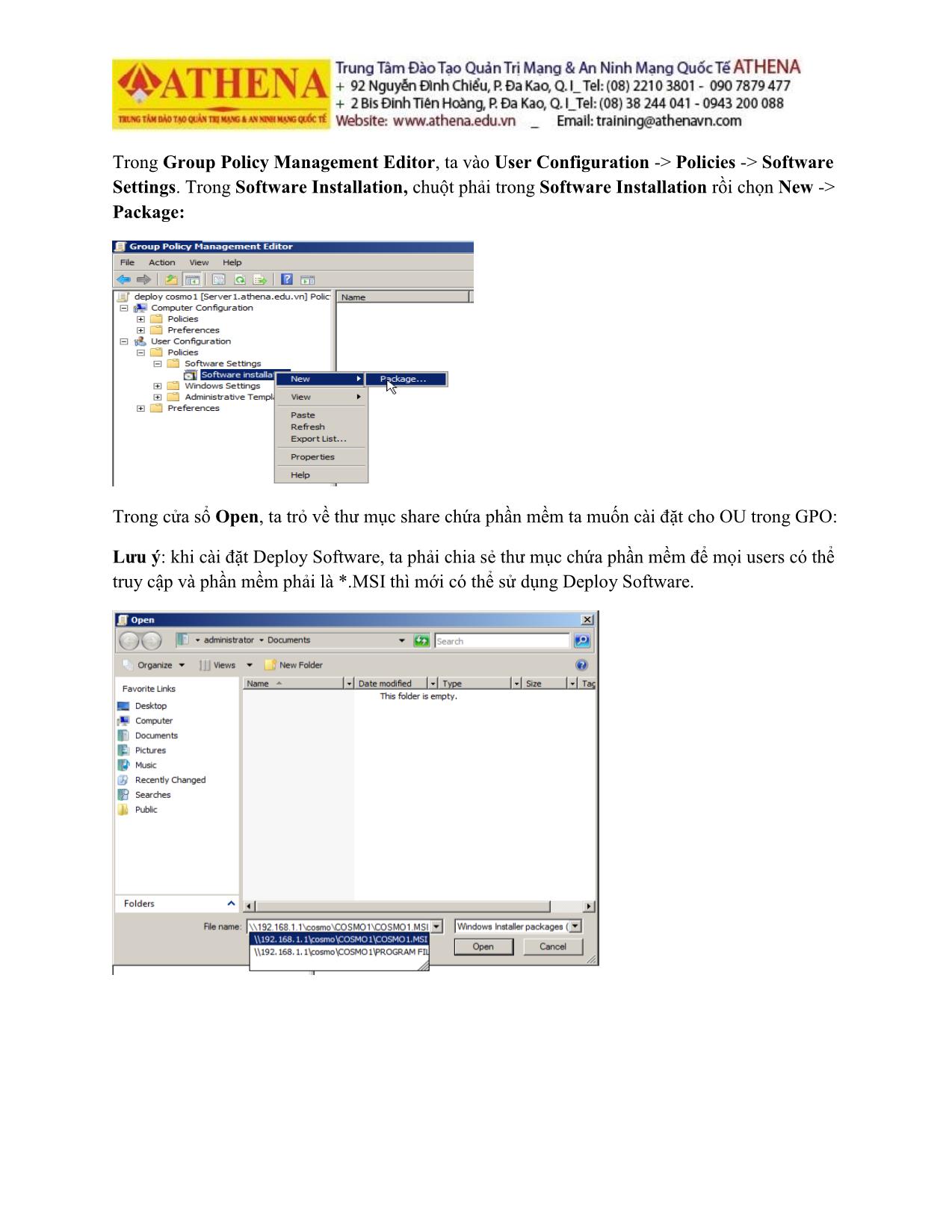 Tài liệu DeploySoftware - FolderRedirectionScript trang 4