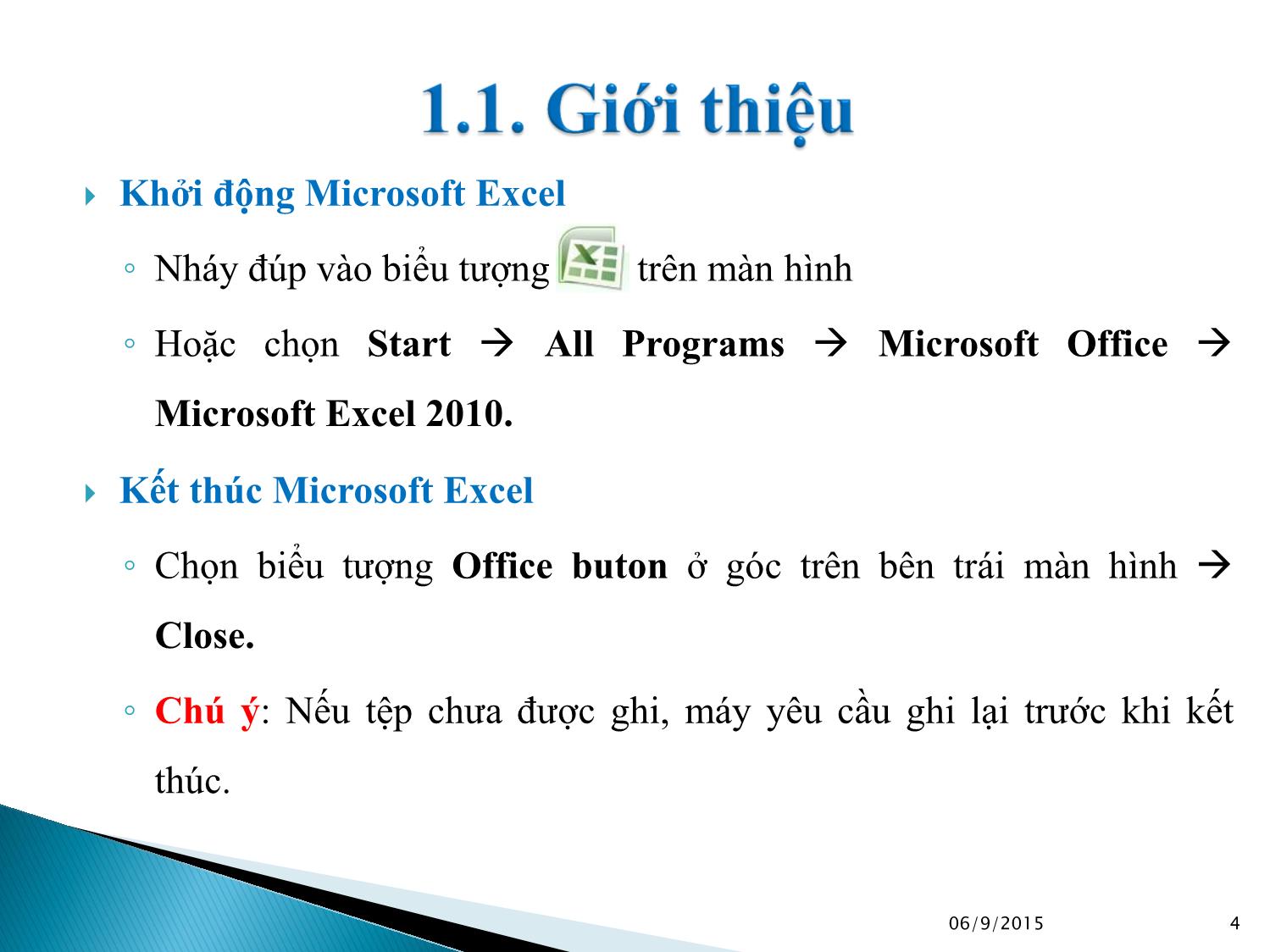 Bài giảng Tin học ứng dụng - Chương 1: Các hàm thông dụng trong Excel trang 4