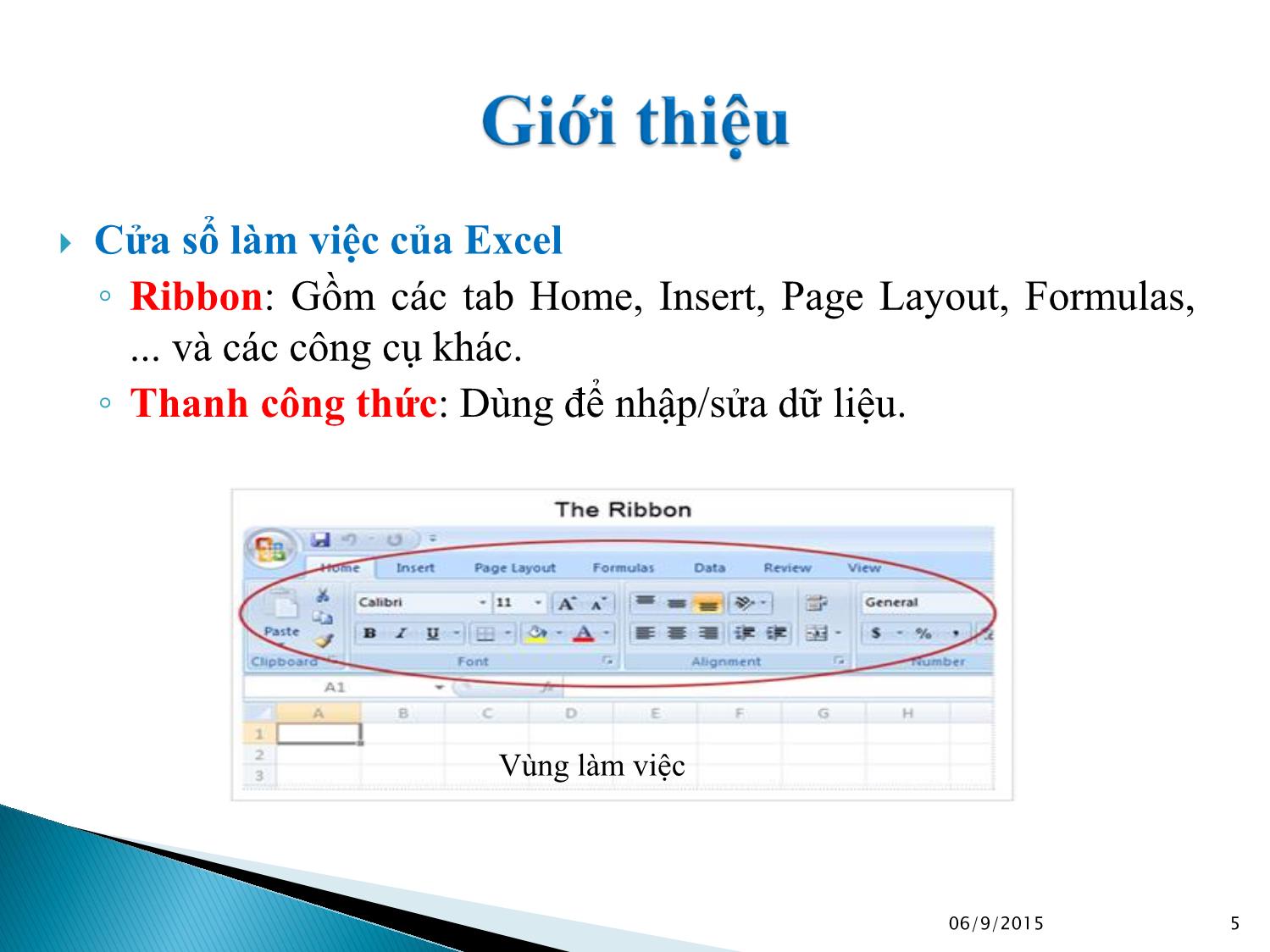 Bài giảng Tin học ứng dụng - Chương 1: Các hàm thông dụng trong Excel trang 5