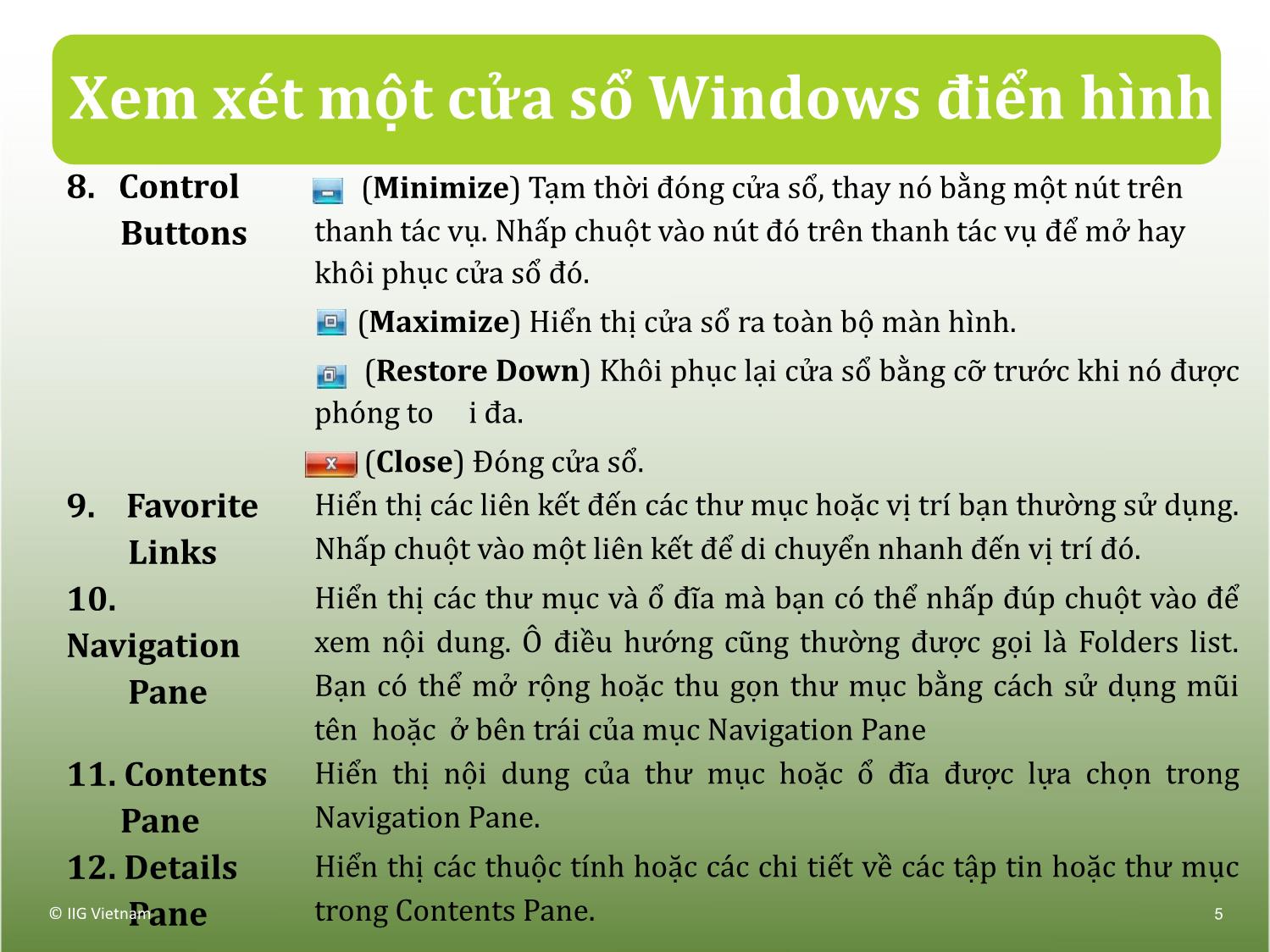 Bài giảng Máy tính căn bản - Bài 2: Tập tin và Thư mục trang 5