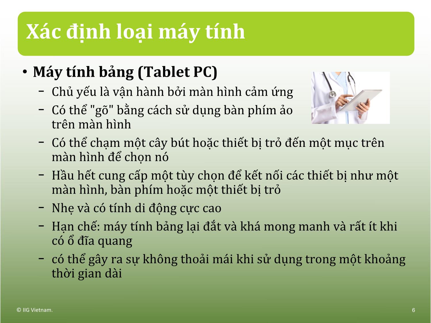 Bài giảng Máy tính căn bản - Bài 3: Phần cứng trang 6