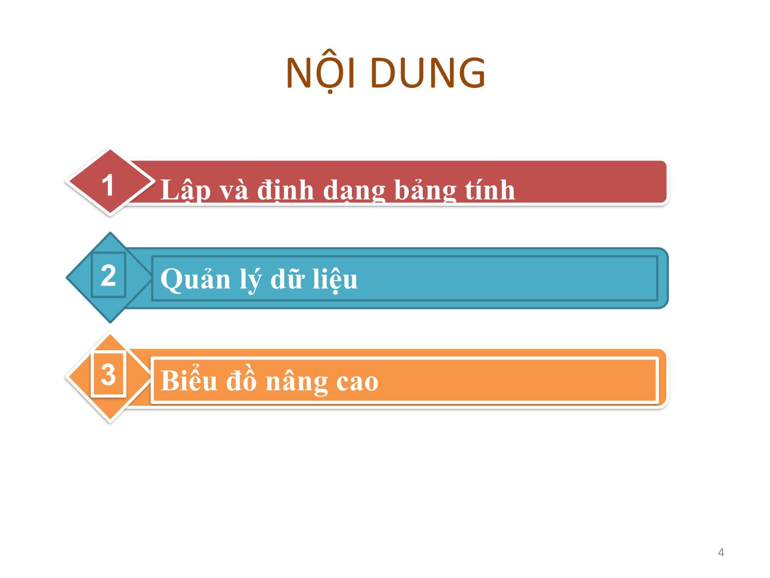 Bài giảng Tin học ứng dụng - Chương 2: Kỹ thuật bảng tính nâng cao trang 4