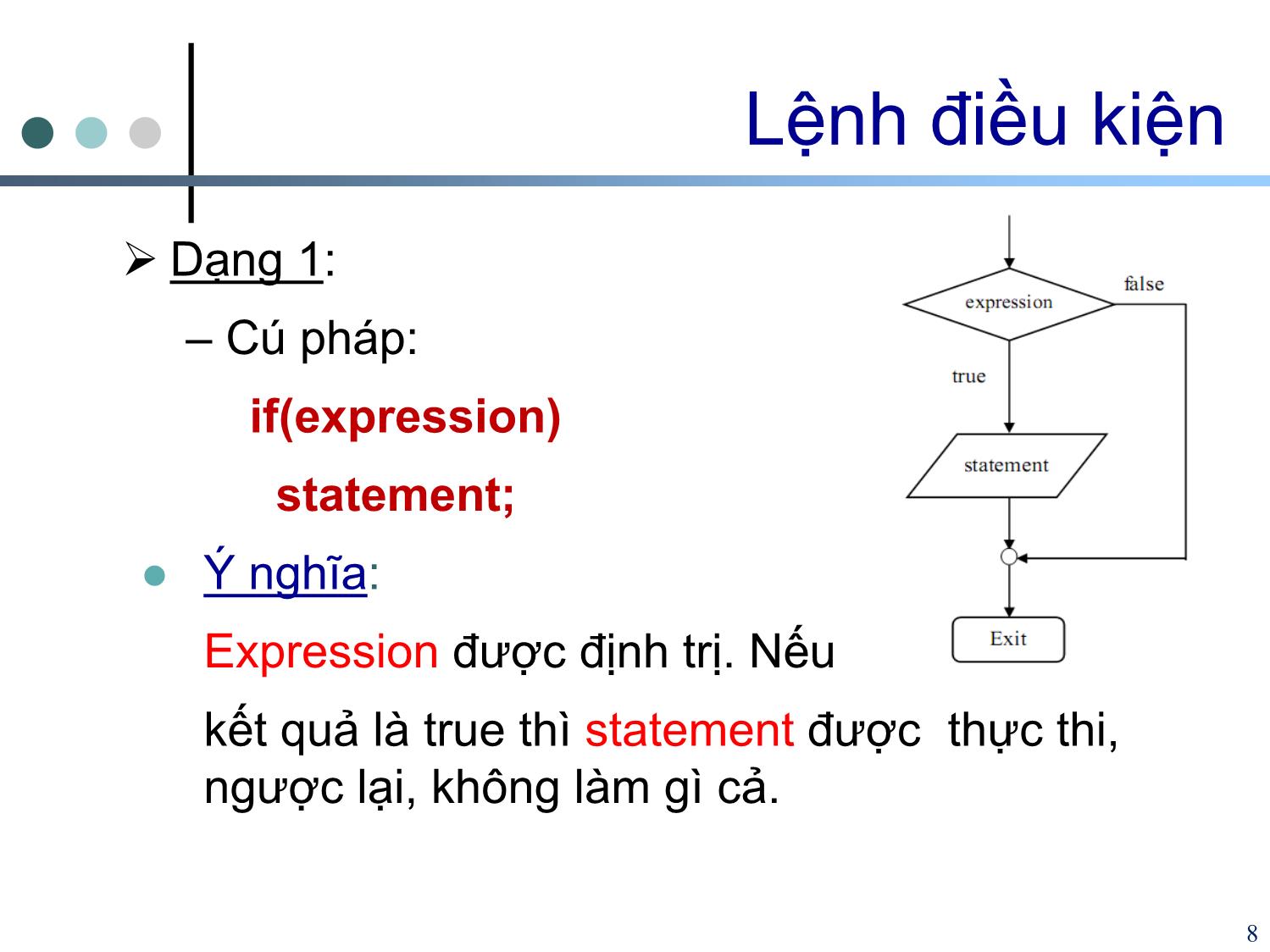 Bài giảng Tin học cơ sở 2 - Chương 2: Các lệnh vào ra và các lệnh điều khiển - Nguyễn Ngọc Duy trang 8