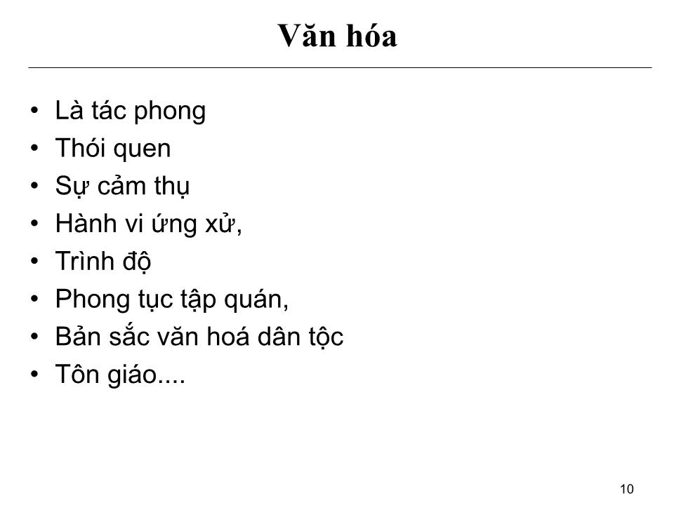 Bài giảng Hành vi khách hàng cá nhân - Hành vi mua và hành vi sử dụng trang 10