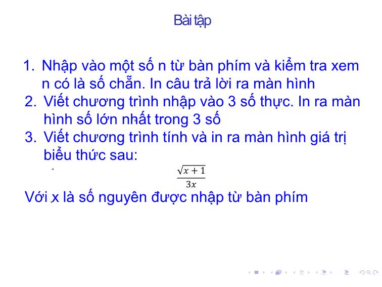 Bài giảng Tin học đại cương - Bài 4: Các cấu trúc điều khiển - Nguyễn Thị Phương Thảo trang 6