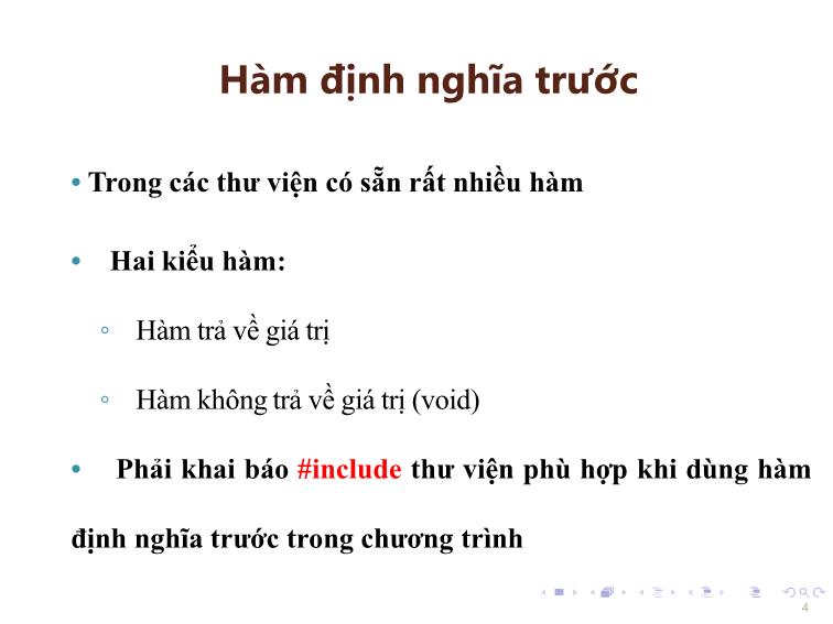 Bài giảng Tin học đại cương - Bài 5: Chương trình con - Nguyễn Thị Phương Thảo trang 4