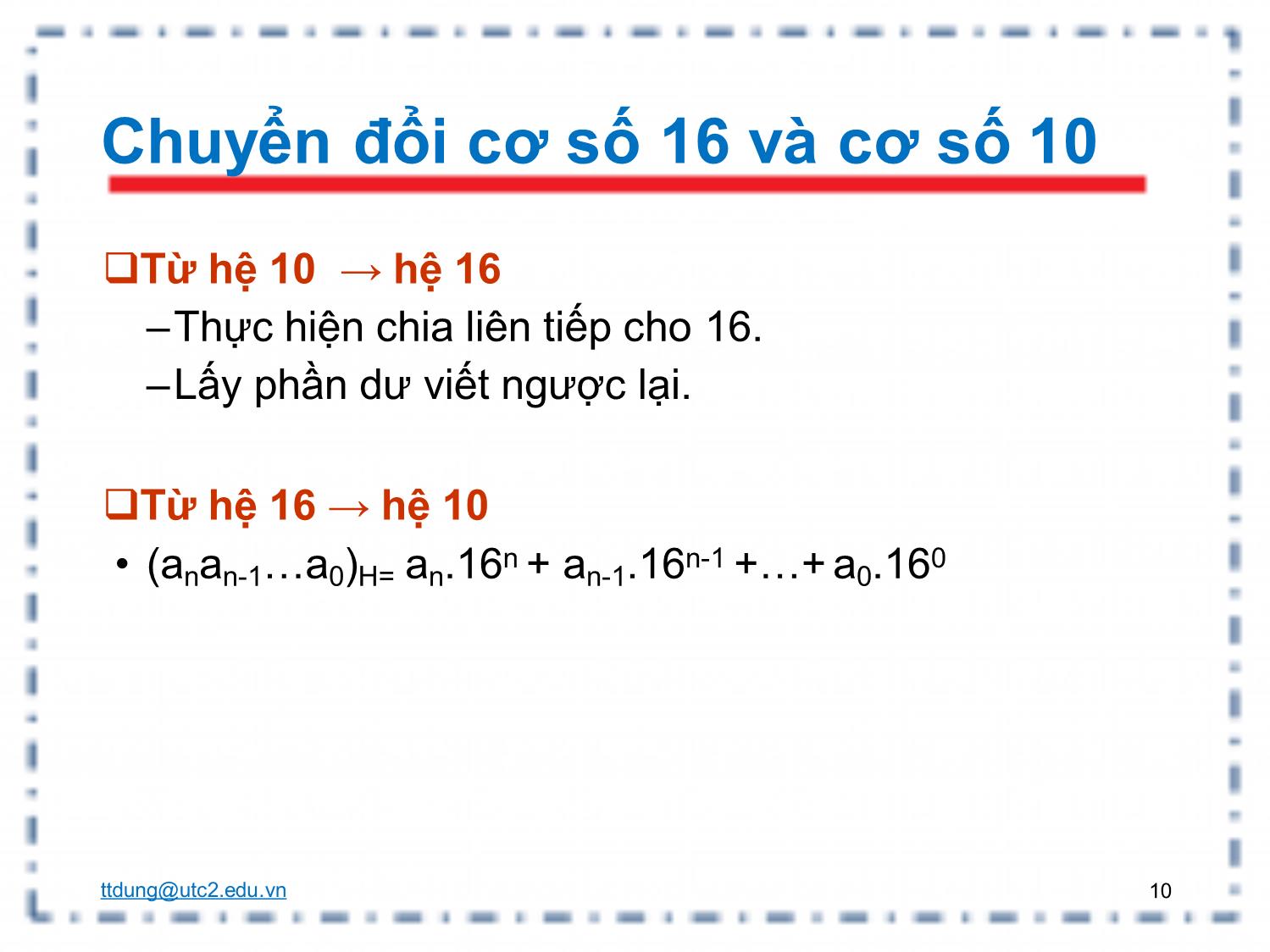 Bài giảng Tin học đại cương - Chương 1: Cơ bản về tin học trang 10