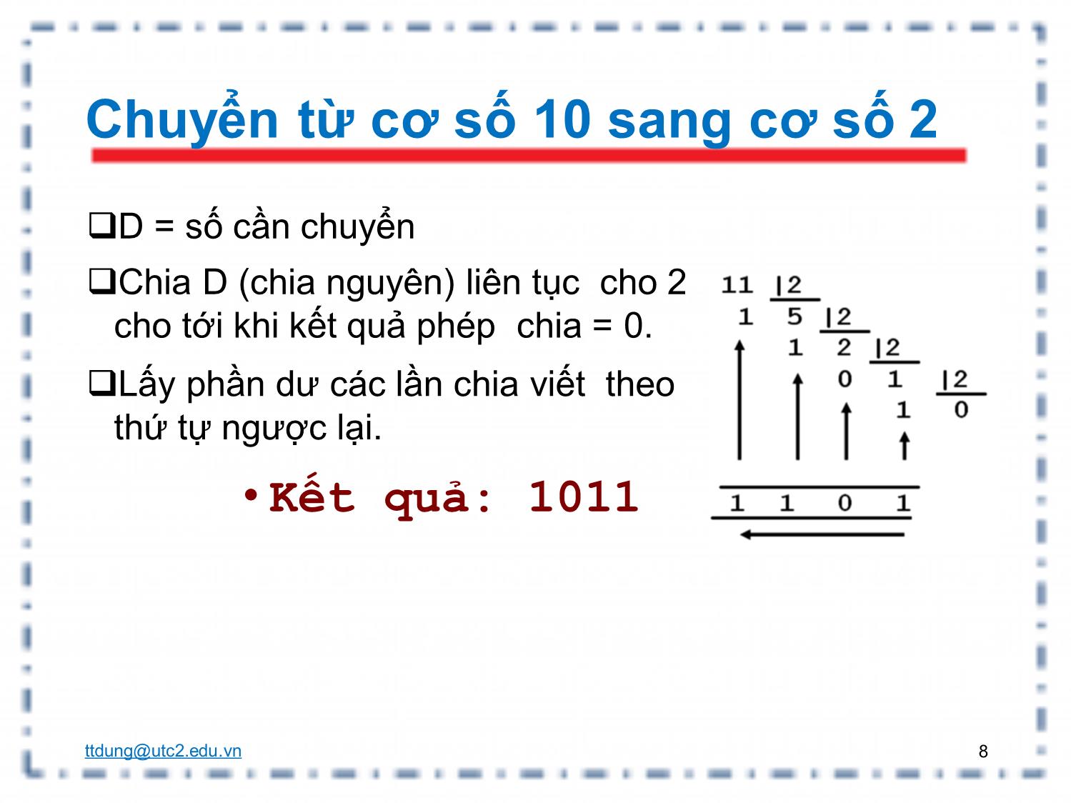 Bài giảng Tin học đại cương - Chương 1: Cơ bản về tin học trang 8