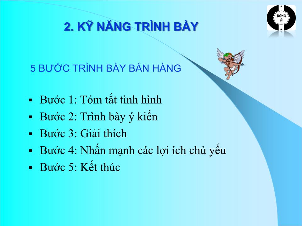 Bài giảng Kỹ năng bán hàng chuyên nghiệp trang 9