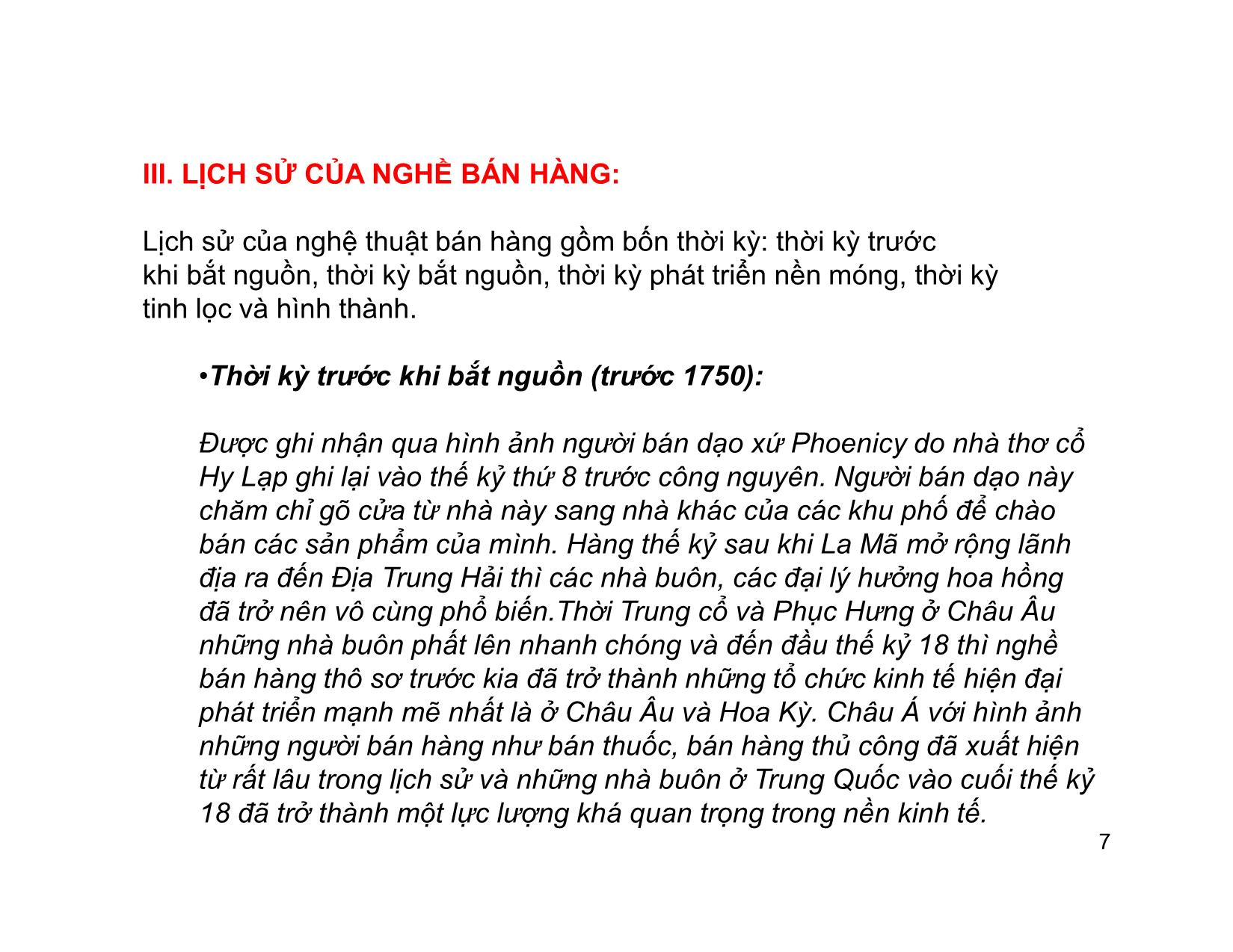 Bài giảng Kỹ năng bán hàng chuyên nghiệp - Nguyễn Quốc Tuấn trang 7